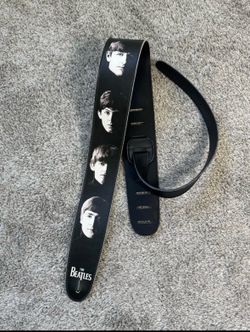 D'Addario Beatles Guitar Strap, Meet the Beatles, Vinyl