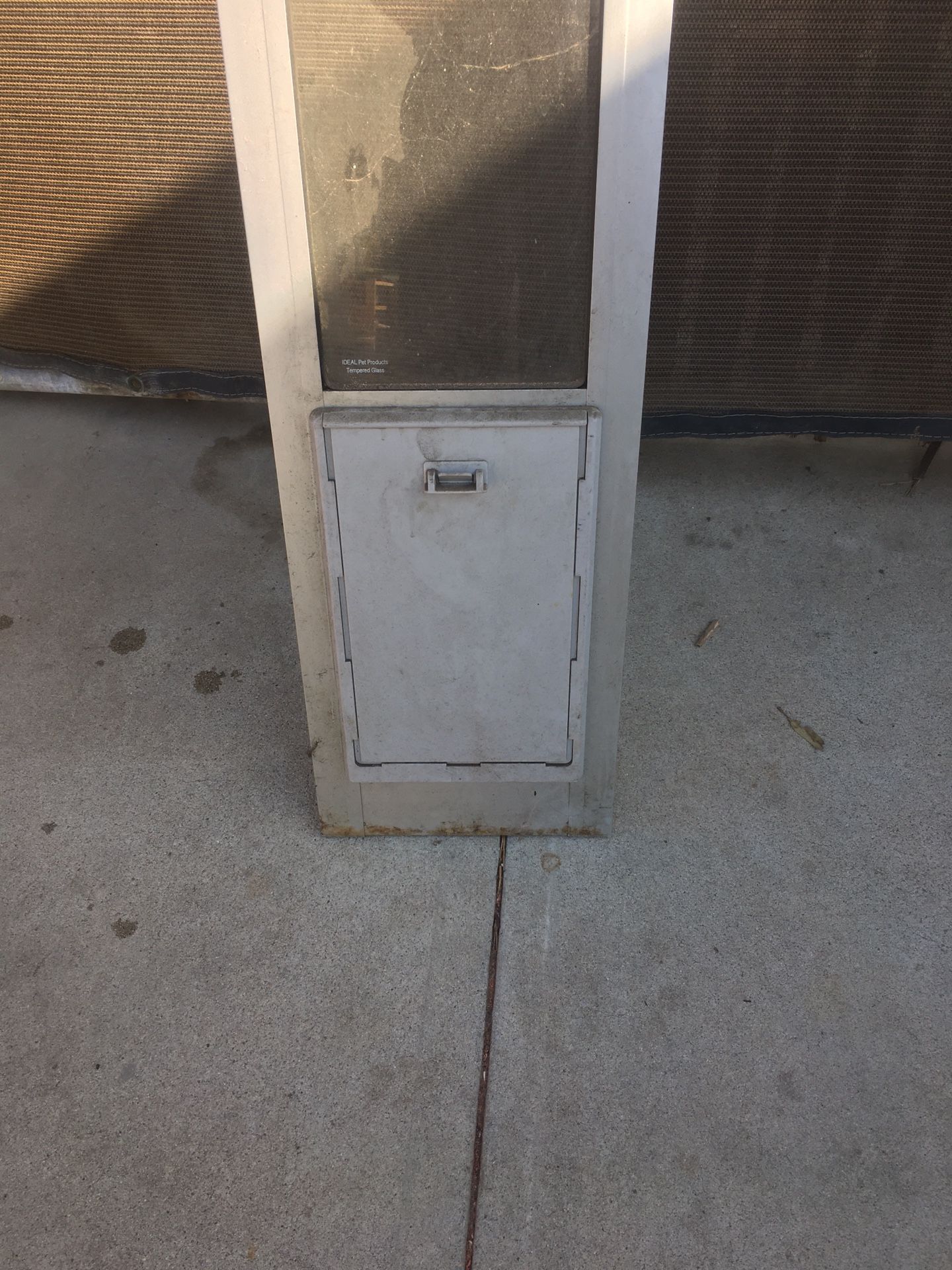Pet door aluminum