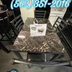 Marble Table Dining Set New !