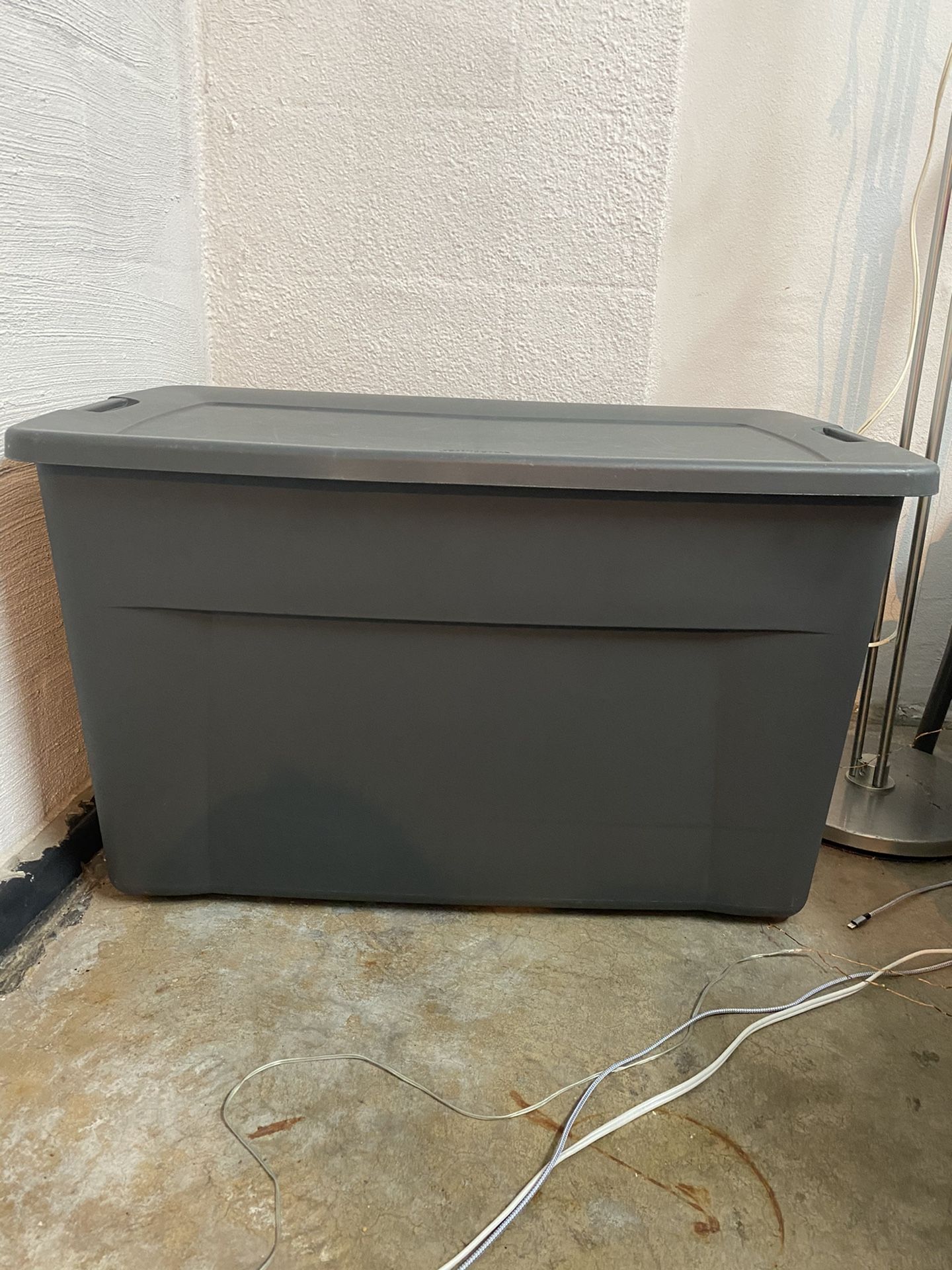 Extra large container, storage, plastic box