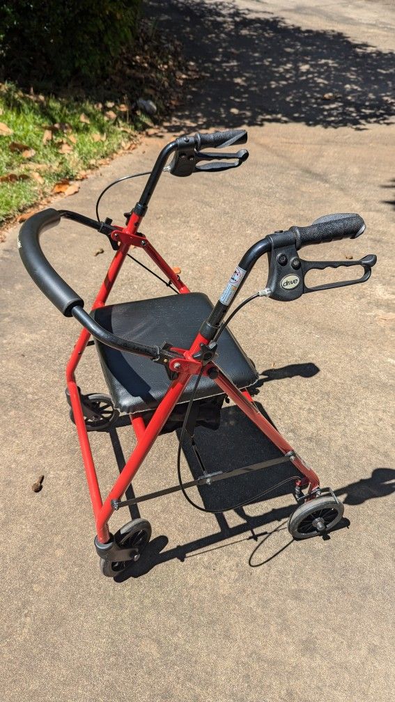 Drive Walker Assistance With Brakes And Seat