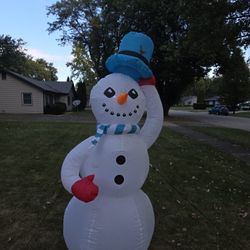 6ft Inflatable Snowman