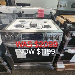 6.3 Cu. Ft. Smart Wifi Enabled Probake Convection Instaview Gas Slide In Range 