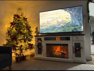 Broyhill 73.5” Electric Fireplace TV Stand