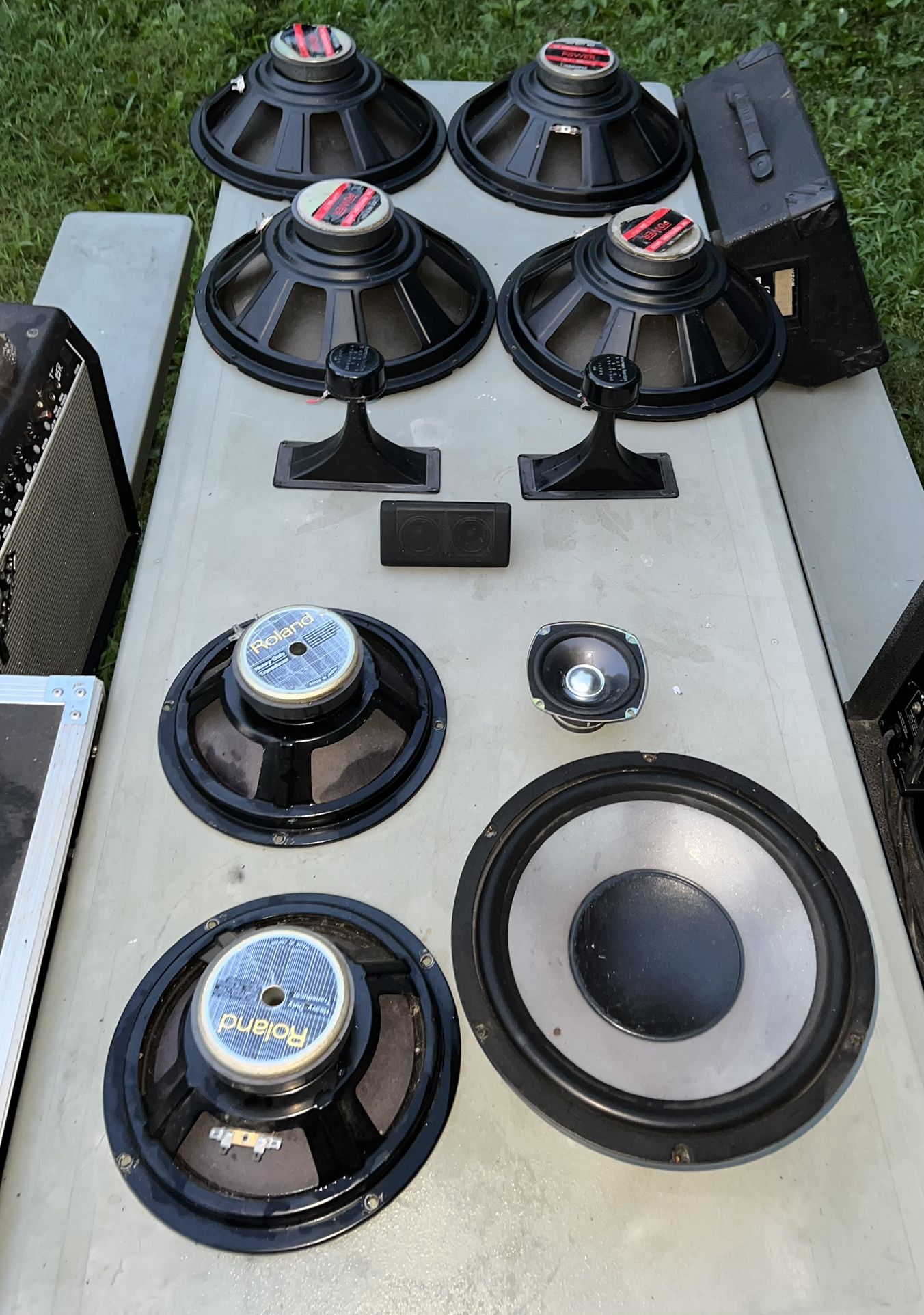 Lot of misc. PA and Instrument Speakers