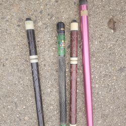 Price is firm.. four pool sticks