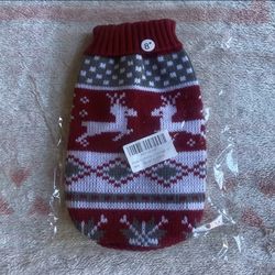 Puppy Or Kitty Xmas Sweater Size Small
