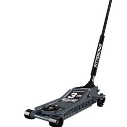 New Gray Low Profile 3 Ton Floor Jack with Rapid Pump Car Lift Garage