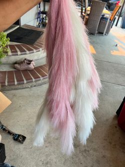 Large Pink, White Pampas