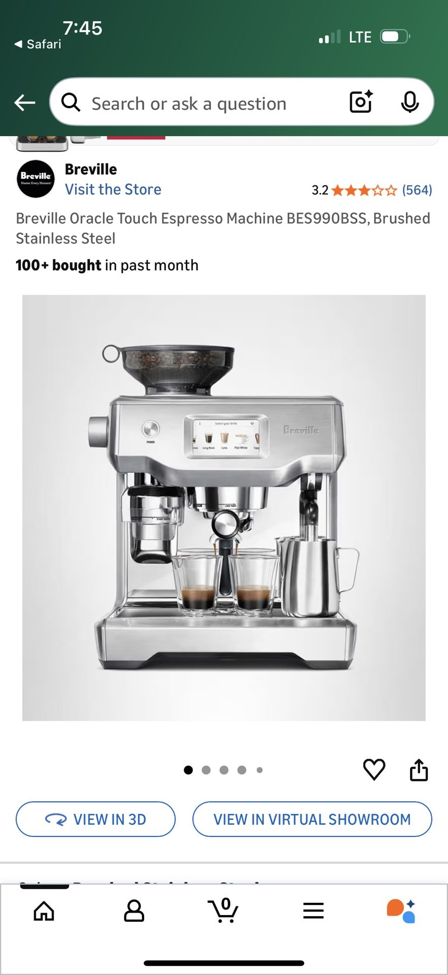 Breville Oracle Touch Dual Boiler BES990BSS