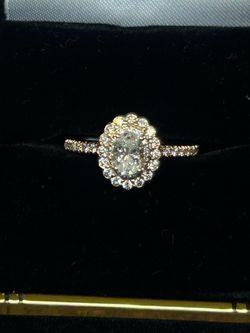 14kt ladies YG ring