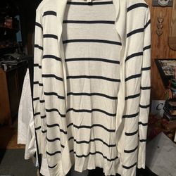 Stripped Light Cardigan 