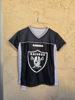 Las Vegas Raiders Reversible Youth Flag Football Jersey Black/White
