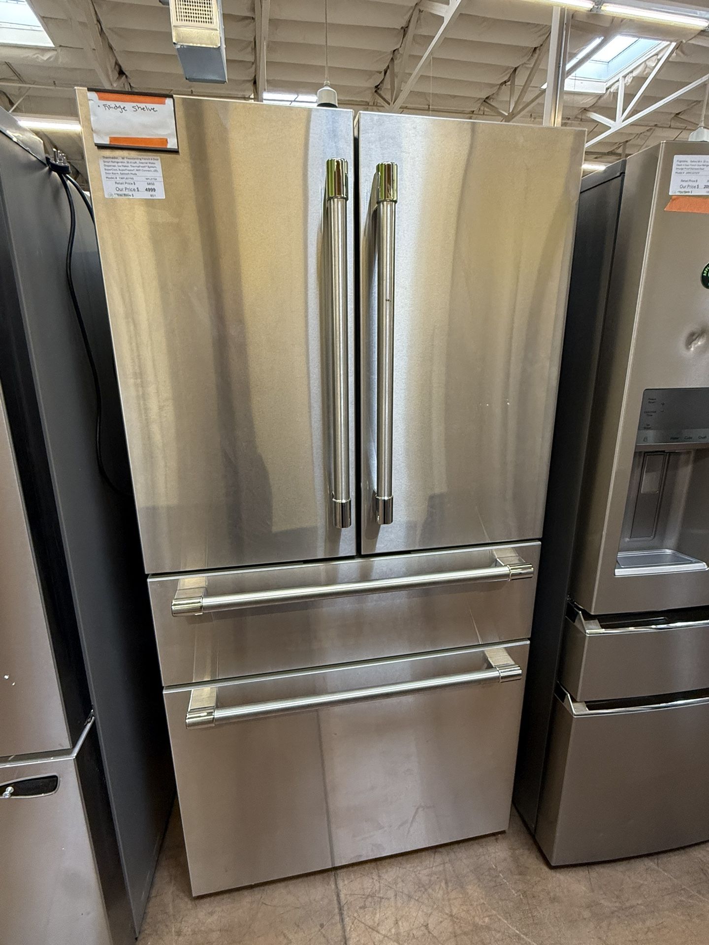 Thermador free standing counter depth refrigerator
