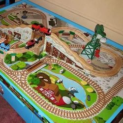 Thomas & Friends Wooden Railway Train Table 