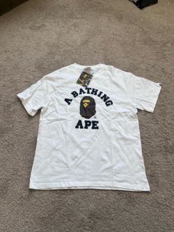 BAPE White Graphic Tee