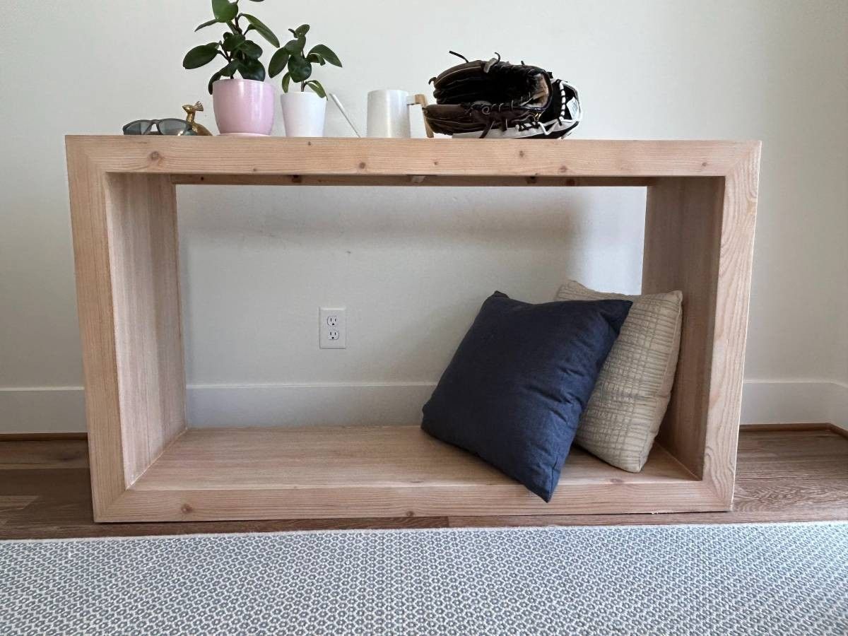 Beautiful Wood Entryway Console Table
