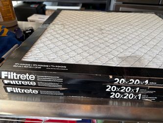 3M Filtrete 20x20x1 Air Filters – 3 Pack