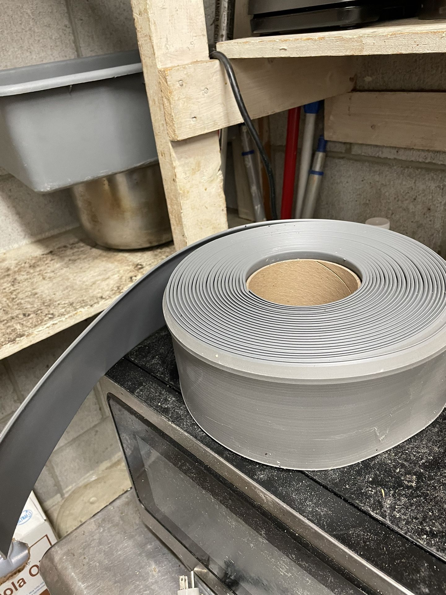 Used Gray Rubber Molding