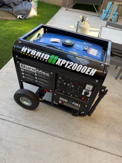 DuroMax XP12000EH 12,000-Watt Dual Fuel Portable Generator