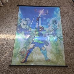 Legend of Zelda: Skyward Sword Large Wall Scroll – 43" × 33"