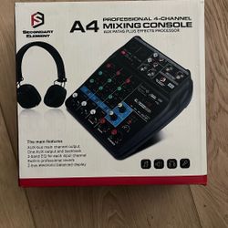 A4 Secondary Element Mixing Console 4-channel