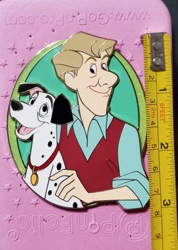 Nippy Collection Fantasy 101 Dalmations Roger & Pongo LE 65  jumbo 3 inch pin