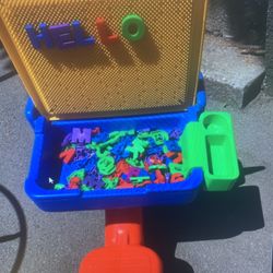 Activity Chair With Letters And Numbers