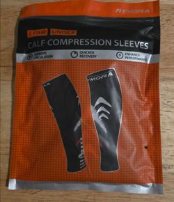 Calf Compression sleeves, black