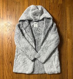 Victoria's Secret PINK hooded sherpa cardigan size XS
