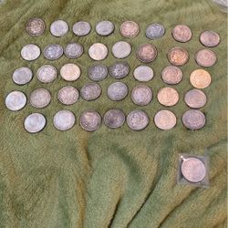 One Dollar Coins From Late 19th, Early 20th Century