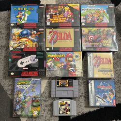 Super Nintendo Games, NES & Nintendo 64, GBA Sealed games