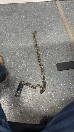 Heavy Duty Chain with Combination Lock