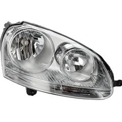 Evan Fischer Passenger Side Headlight for Volkswagen Jetta 2005-2010 Halogen With bulb(s) Sedan & Wagon, 5th Generation Replaces# 1KS