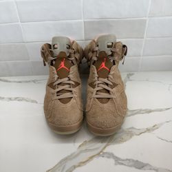 Jordan 6 Retro Travis Scott British Khaki Size 10.5M