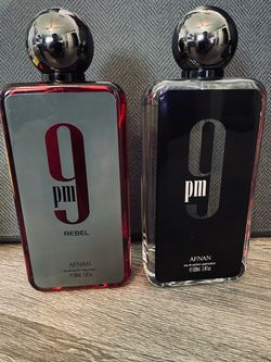 Rasasi Hawas & Afnan 9PM Fragrances 100ml – $20 Each