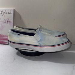 Keds Champion Double Decker Pastel Blue Slip-On Sneaker - Women’s Size 10