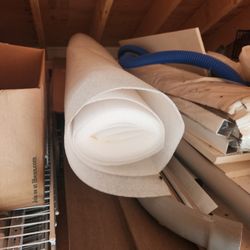 Roll of foam sheeting