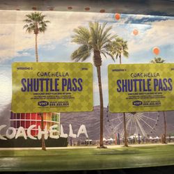 Weekend 2 Coachella shuttle passes