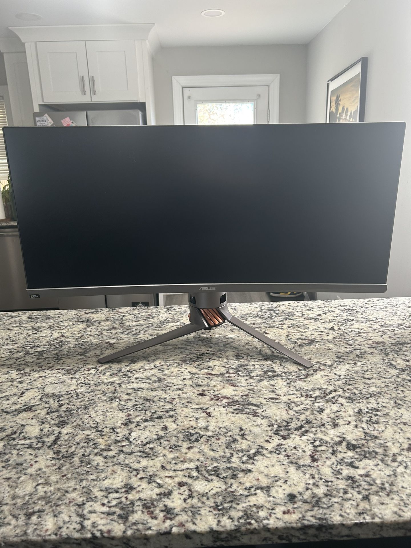 ASUS ROG Swift PG348Q 34” Curved Ultra-Wide 3440x1440 G-Sync IPS Gaming Monitor