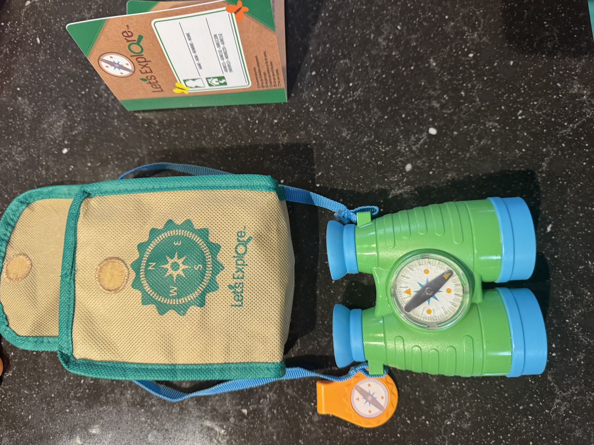 2 Kids Binoculars With Compass
