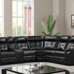 Manual Reclining Sectional 