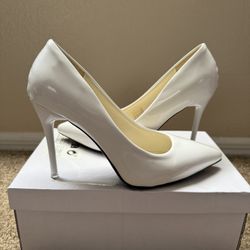White Stilettos Heels