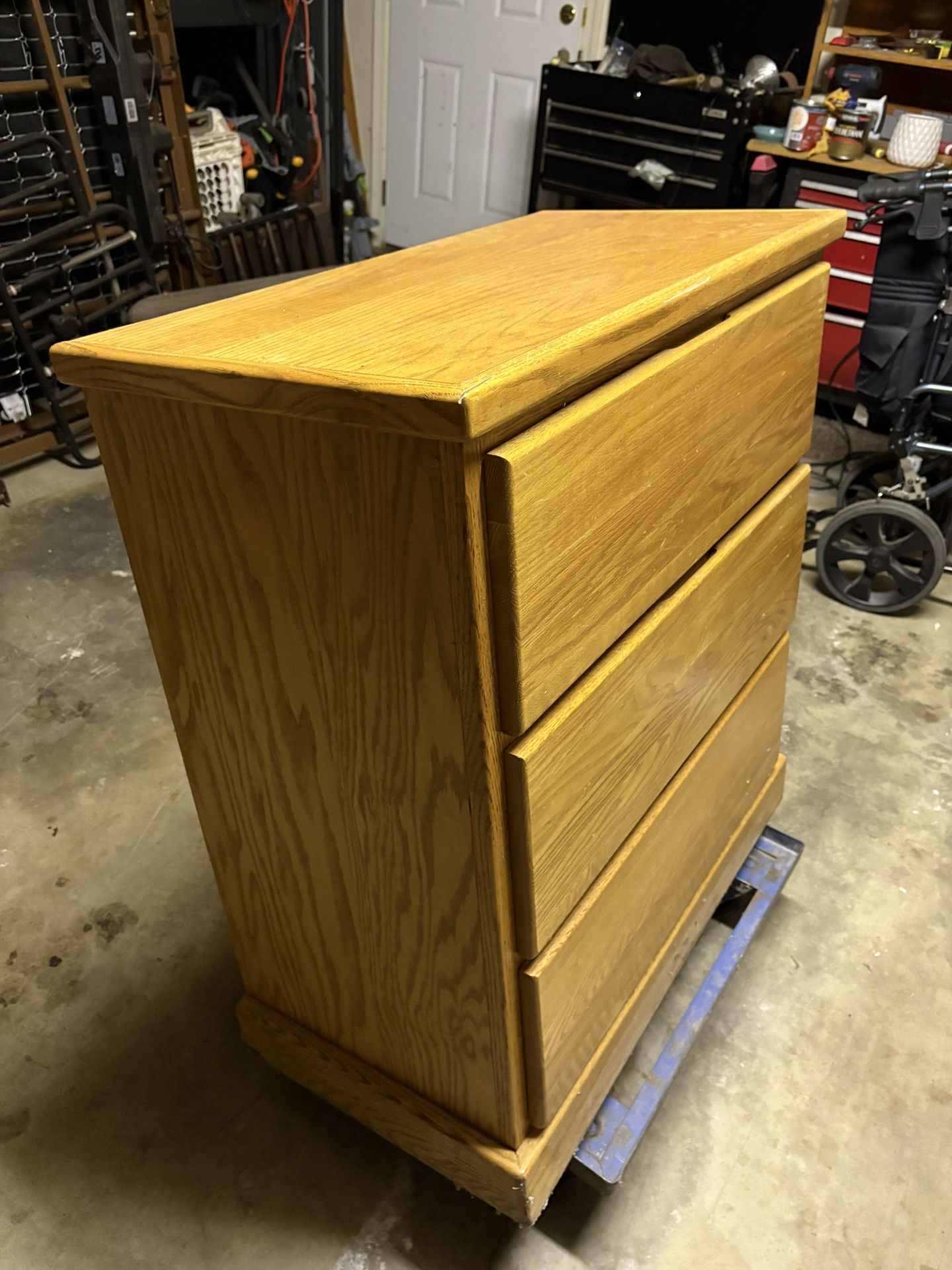 Wood 3 Drawer Dresser
