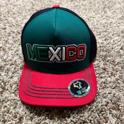 Mexico Gorra Trucker Bordado 3D. Presume Orgullosamente Los Colores Patrios
