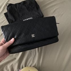 Classic Chanel Lamb skin Clutch 