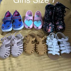 Girls Shoes, Sandals & Boots - Size 7