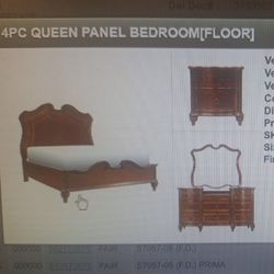 FOR SALE- Queen Bedroom Set ( Real Italian Wood)