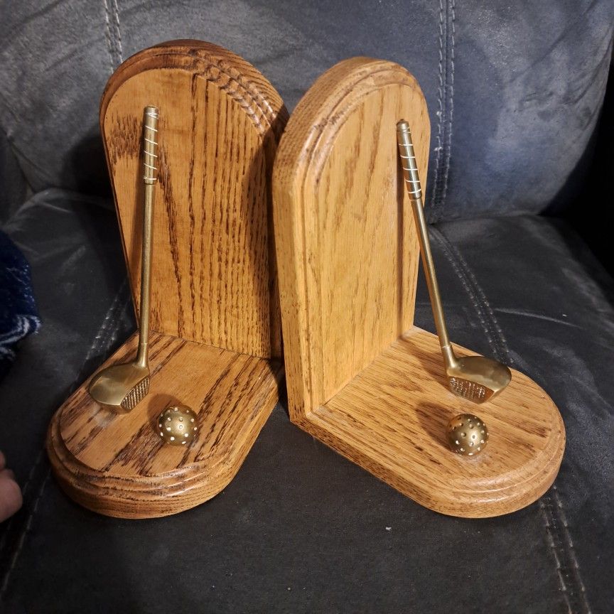 Golf Book Ends 