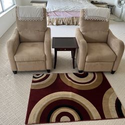 2 Reclining Chairs $100